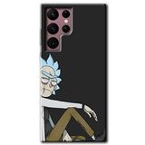 MRCİLETİSİMmrc-12269 Rick Kılıf HD Desen Baskılı Arka Kapak Samsung Galaxy S22 Ultra ile uyumlu