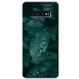 MRCİLETİSİMmrc-1239 Yağmurlu Yaprak Kılıf HD Desen Baskılı Arka Kapak Samsung Galaxy S10 ile uyumlu