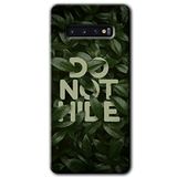 MRCİLETİSİMmrc-1306 Do Not Hide Kılıf HD Desen Baskılı Arka Kapak Samsung Galaxy S10 ile uyumlu