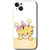 MRCİLETİSİMmrc-133805 Sevimli Kedi Kılıf HD Desen Baskılı Arka Kapak iPhone 14 ile uyumlu