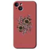 MRCİLETİSİMmrc-134139 Retro Çiçek Kılıf HD Desen Baskılı Arka Kapak iPhone 14 ile uyumlu