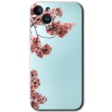 MRCİLETİSİMmrc-134199 Japon Çiçeği Kılıf HD Desen Baskılı Arka Kapak iPhone 14 ile uyumlu