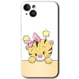 MRCİLETİSİMmrc-134355 Sevimli Kedi Kılıf HD Desen Baskılı Arka Kapak iPhone 14 Plus ile uyumlu