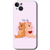 MRCİLETİSİMmrc-134449 Sevgili Ayıcık Kılıf HD Desen Baskılı Arka Kapak iPhone 14 Plus ile uyumlu