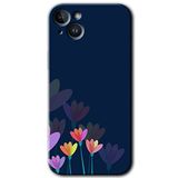 MRCİLETİSİMmrc-134740 Çizim Çiçekleri Kılıf HD Desen Baskılı Arka Kapak iPhone 14 Plus ile uyumlu