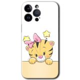 MRCİLETİSİMmrc-135455 Sevimli Kedi Kılıf HD Desen Baskılı Arka Kapak iPhone 14 Pro Max ile uyumlu