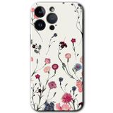 MRCİLETİSİMmrc-135787 Mat Çiçek Kılıf HD Desen Baskılı Arka Kapak iPhone 14 Pro Max ile uyumlu