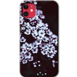 MRCİLETİSİMmrc-137632 Beyaz Çiçek Kılıf HD Desen Baskılı Arka Kapak iPhone 11 ile uyumlu