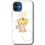 MRCİLETİSİMmrc-140957 Sevimli Kedi 1 Kılıf HD Desen Baskılı Arka Kapak iPhone 12 ile uyumlu