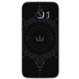 MRCİLETİSİMmrc-14405 Siyah Mandala 1 Kılıf HD Desen Baskılı Arka Kapak Samsung Galaxy S7 Edge ile uyumlu