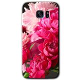 MRCİLETİSİMmrc-14425 Kırmızı Beyaz Gül Kılıf HD Desen Baskılı Arka Kapak Samsung Galaxy S7 Edge ile uyumlu