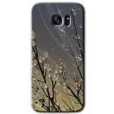 MRCİLETİSİMmrc-14484 Branches Flowers Kılıf HD Desen Baskılı Arka Kapak Samsung Galaxy S7 Edge ile uyumlu