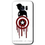 MRCİLETİSİMmrc-14557 Captain Amerika Kılıf HD Desen Baskılı Arka Kapak Samsung Galaxy S7 Edge ile uyumlu