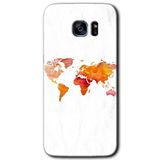 MRCİLETİSİMmrc-14568 Dünya Haritası Kılıf HD Desen Baskılı Arka Kapak Samsung Galaxy S7 Edge ile uyumlu