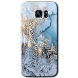 MRCİLETİSİMmrc-14569 Eski Mermer Kılıf HD Desen Baskılı Arka Kapak Samsung Galaxy S7 Edge ile uyumlu