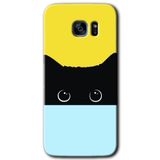 MRCİLETİSİMmrc-14577 Kara Kılıf HD Desen Baskılı Arka Kapak Samsung Galaxy S7 Edge ile uyumlu