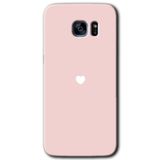 MRCİLETİSİMmrc-14583 Sade Kalp Kılıf HD Desen Baskılı Arka Kapak Samsung Galaxy S7 Edge ile uyumlu