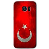 MRCİLETİSİMmrc-14712 Albayrak Kılıf HD Desen Baskılı Arka Kapak Samsung Galaxy S7 Edge ile uyumlu