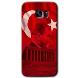 MRCİLETİSİMmrc-14713 Anıtkabir Atatürk Kılıf HD Desen Baskılı Arka Kapak Samsung Galaxy S7 Edge ile uyumlu