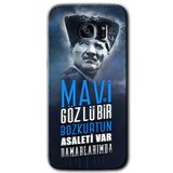 MRCİLETİSİMmrc-14734 Bozkurt Atatürk Kılıf HD Desen Baskılı Arka Kapak Samsung Galaxy S7 Edge ile uyumlu