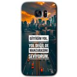 MRCİLETİSİMmrc-14750 Manzara Seviyorum Kılıf HD Desen Baskılı Arka Kapak Samsung Galaxy S7 Edge ile uyumlu