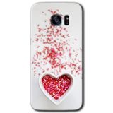 MRCİLETİSİMmrc-14841 Kalpli Şekerleme Kılıf HD Desen Baskılı Arka Kapak Samsung Galaxy S7 Edge ile uyumlu