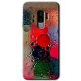 MRCİLETİSİMmrc-15033 Wet Bubbles Kılıf HD Desen Baskılı Arka Kapak + Temperli Cam Samsung Galaxy S9 Plus ile uyumlu