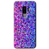 MRCİLETİSİMmrc-15080 Pixel Mozaik Kılıf HD Desen Baskılı Arka Kapak + Temperli Cam Samsung Galaxy S9 Plus ile uyumlu