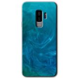 MRCİLETİSİMmrc-15406 Mavi Aura Kılıf HD Desen Baskılı Arka Kapak Samsung Galaxy S9 Plus ile uyumlu