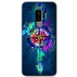 MRCİLETİSİMmrc-15419 Gizemli Pusula Kılıf HD Desen Baskılı Arka Kapak Samsung Galaxy S9 Plus ile uyumlu