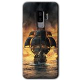 MRCİLETİSİMmrc-15527 Siyah İnci Kılıf HD Desen Baskılı Arka Kapak Samsung Galaxy S9 Plus ile uyumlu