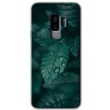 MRCİLETİSİMmrc-15539 Yağmurlu Yaprak Kılıf HD Desen Baskılı Arka Kapak Samsung Galaxy S9 Plus ile uyumlu