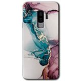 MRCİLETİSİMmrc-15550 Liquid Mermer Kılıf HD Desen Baskılı Arka Kapak Samsung Galaxy S9 Plus ile uyumlu