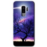 MRCİLETİSİMmrc-15579 Uzay Silüet Kılıf HD Desen Baskılı Arka Kapak Samsung Galaxy S9 Plus ile uyumlu