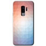 MRCİLETİSİMmrc-15633 Polygon Graident 3 Kılıf HD Desen Baskılı Arka Kapak Samsung Galaxy S9 Plus ile uyumlu