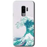 MRCİLETİSİMmrc-15644 Dalga Kılıf HD Desen Baskılı Arka Kapak Samsung Galaxy S9 Plus ile uyumlu