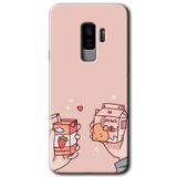 MRCİLETİSİMmrc-15851 Meyveli Süt Kılıf HD Desen Baskılı Arka Kapak Samsung Galaxy S9 Plus ile uyumlu