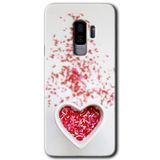MRCİLETİSİMmrc-15941 Kalpli Şekerleme Kılıf HD Desen Baskılı Arka Kapak Samsung Galaxy S9 Plus ile uyumlu