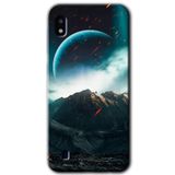 MRCİLETİSİMmrc-163975 Uzay Gökyüzü Kılıf Kapak Hayalet Ekran Yandan Gözükmez Samsung Galaxy A10 ile uyumlu