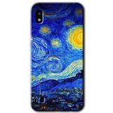 MRCİLETİSİMmrc-164082 Starry Night Kılıf Kapak Hayalet Ekran Yandan Gözükmez Samsung Galaxy A10 ile uyumlu