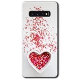 MRCİLETİSİMmrc-1641 Kalpli Şekerleme Kılıf HD Desen Baskılı Arka Kapak Samsung Galaxy S10 ile uyumlu