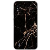 MRCİLETİSİMmrc-164187 Siyah Gold Mermer Kılıf Kapak Hayalet Ekran Yandan Gözükmez Samsung Galaxy A10 ile uyumlu
