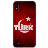 MRCİLETİSİMmrc-164325 Ayyıldız Türk Kılıf Kapak Hayalet Ekran Yandan Gözükmez Samsung Galaxy A10 ile uyumlu