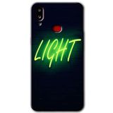MRCİLETİSİMmrc-164526 Neon İnscription Kılıf Kapak Hayalet Ekran Yandan Gözükmez Samsung Galaxy A10s ile uyumlu