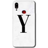 MRCİLETİSİMmrc-164829 Beyaz Mermer Desenli Y Harfi Kılıf Kapak Hayalet Ekran Yandan Gözükmez Samsung Galaxy A10s ile uyumlu