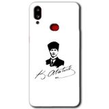 MRCİLETİSİMmrc-164898 Kemal Atatürk İmza Kılıf Kapak Hayalet Ekran Yandan Gözükmez Samsung Galaxy A10s ile uyumlu