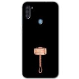 MRCİLETİSİMmrc-165016 Thor Çekiç Kılıf Kapak Hayalet Ekran Yandan Gözükmez Samsung Galaxy A11 ile uyumlu