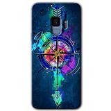 MRCİLETİSİMmrc-16519 Gizemli Pusula Kılıf HD Desen Baskılı Arka Kapak Samsung Galaxy S9 ile uyumlu