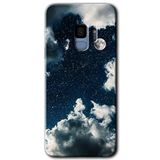 MRCİLETİSİMmrc-16563 Gece Gökyüzü Kılıf HD Desen Baskılı Arka Kapak Samsung Galaxy S9 ile uyumlu