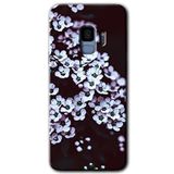 MRCİLETİSİMmrc-16631 Beyaz Çiçek Kılıf HD Desen Baskılı Arka Kapak Samsung Galaxy S9 ile uyumlu